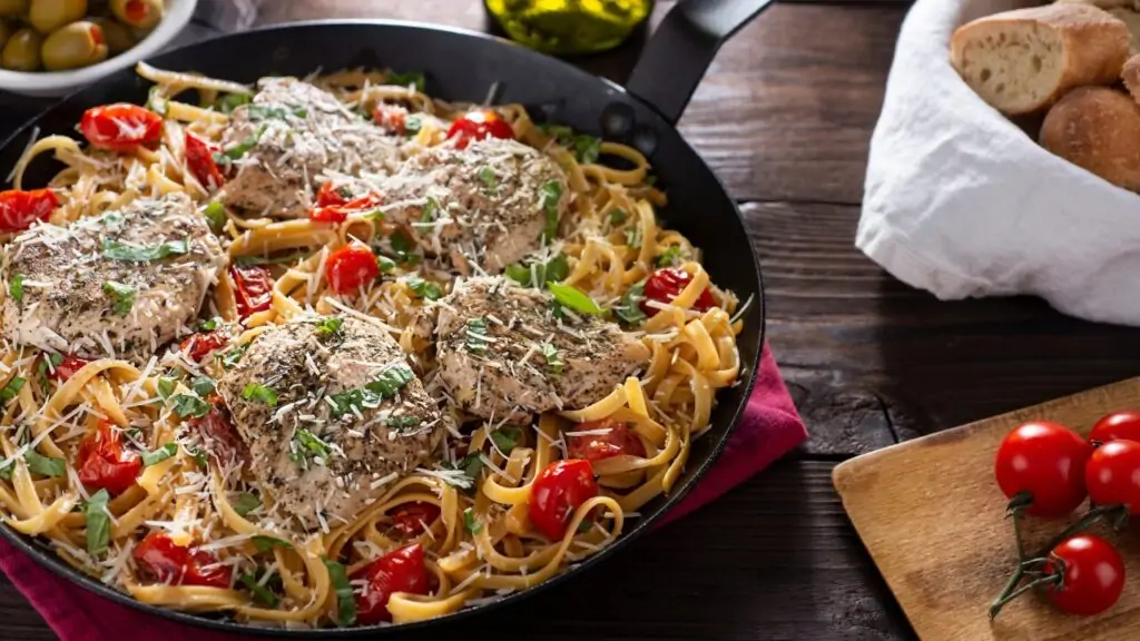 Skillet Chicken Pasta