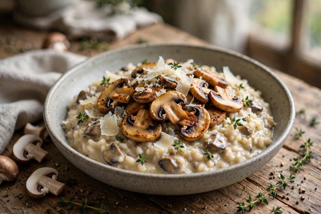 Creamy Mushroom Risotto