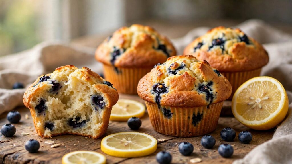 Lemon Blueberry Muffins